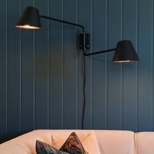 Nordic vägglampa Svart | House of Lamps